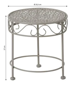 Dehner Blumenhocker Luca Taupe Hot