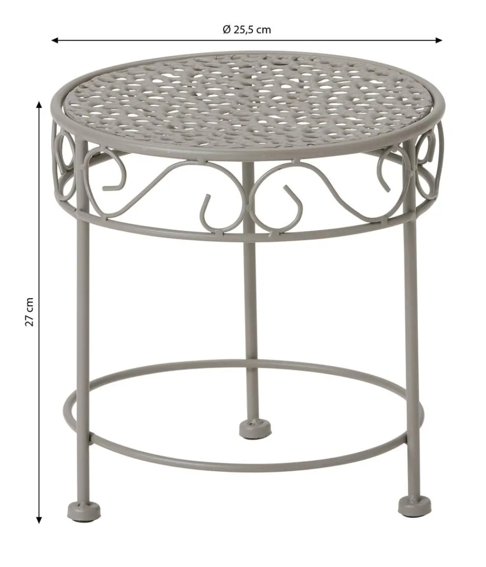 Dehner Blumenhocker Luca Taupe Hot