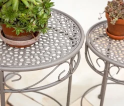 Dehner Blumenhocker Luca Taupe Hot