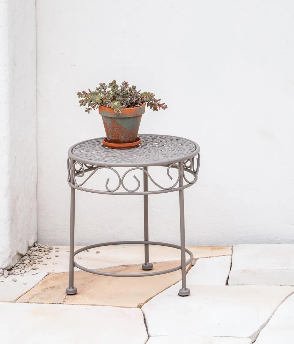 Dehner Blumenhocker Luca Taupe Hot