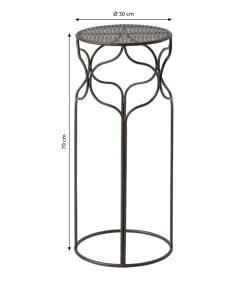 Dehner Blumenhocker-Set Giulia, schmal, 3-teilig Dunkelbraun Online