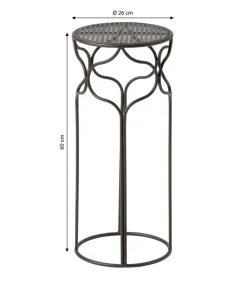 Dehner Blumenhocker-Set Giulia, schmal, 3-teilig Dunkelbraun Online