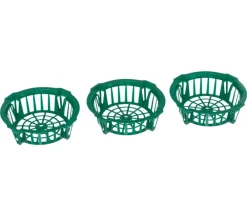Dehner Blumenzwiebelschalen für das Blumenbeet, 3 Stk. Grün Clearance