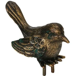 Dehner -Vogel für Granit-Vogeltränke, ca. B10/H5/T4 cm Bronze
