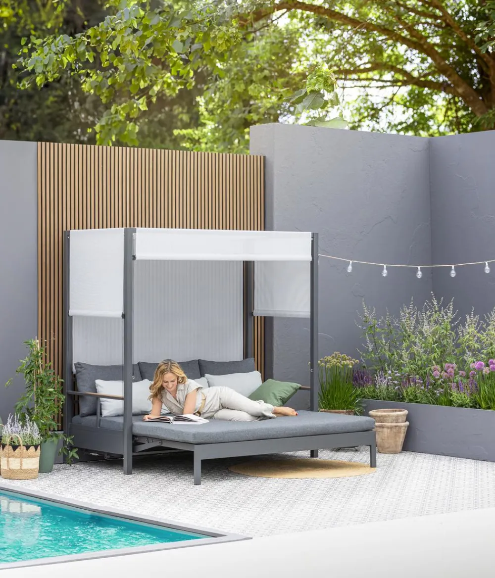 Dehner Loungemöbel|Sonneninseln - Daybed Hollywood, ca. B195/H195/T183 cm