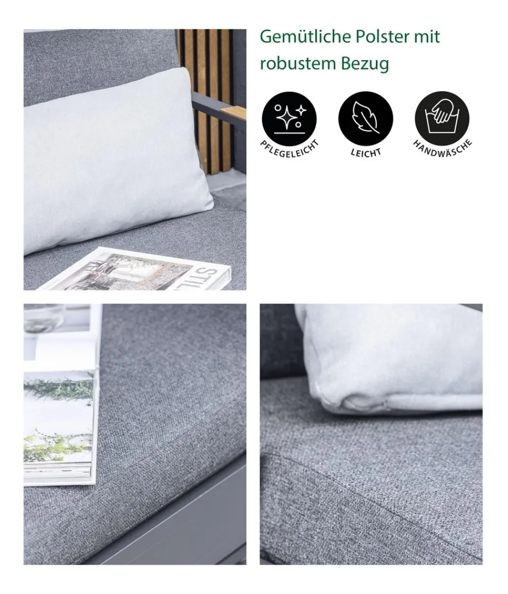 Dehner Loungemöbel|Sonneninseln - Daybed Hollywood, ca. B195/H195/T183 cm