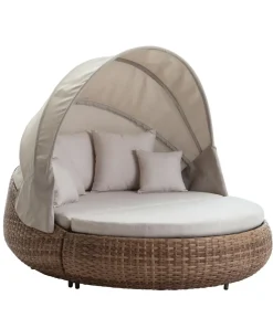 Dehner Loungemöbel|Sonneninseln > Daybed Tulum, ca. B179/H163/T220 cm