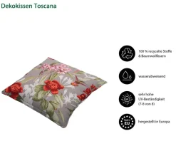 Dehner Dekokissen Toscana, ca. B40/H10/T40 cm Discount