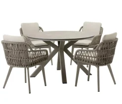 Dehner Garten-Esstische|Gartentische Aluminium > Diningtisch Marseille, ca. Ø120/H75 cm