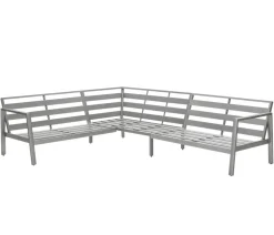 Dehner Ecklounge Chicago, variabel Grau Outlet