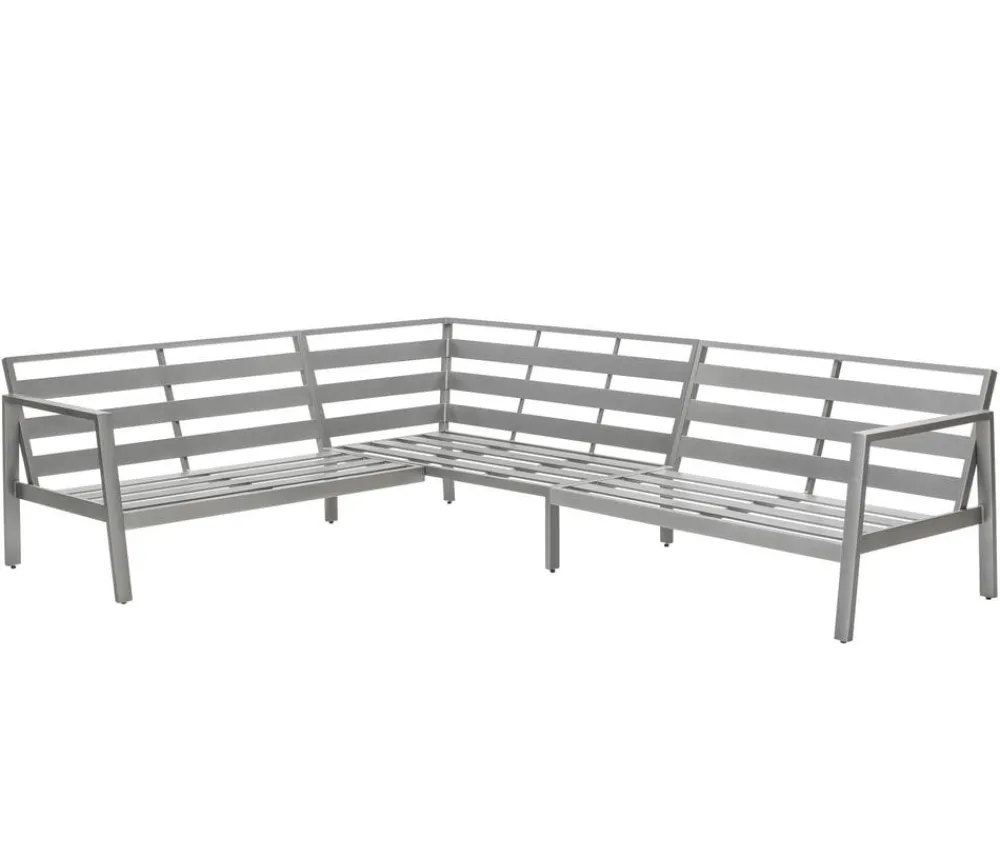 Dehner Ecklounge Chicago, variabel Grau Outlet