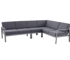 Dehner Ecklounge Chicago, variabel Grau Outlet