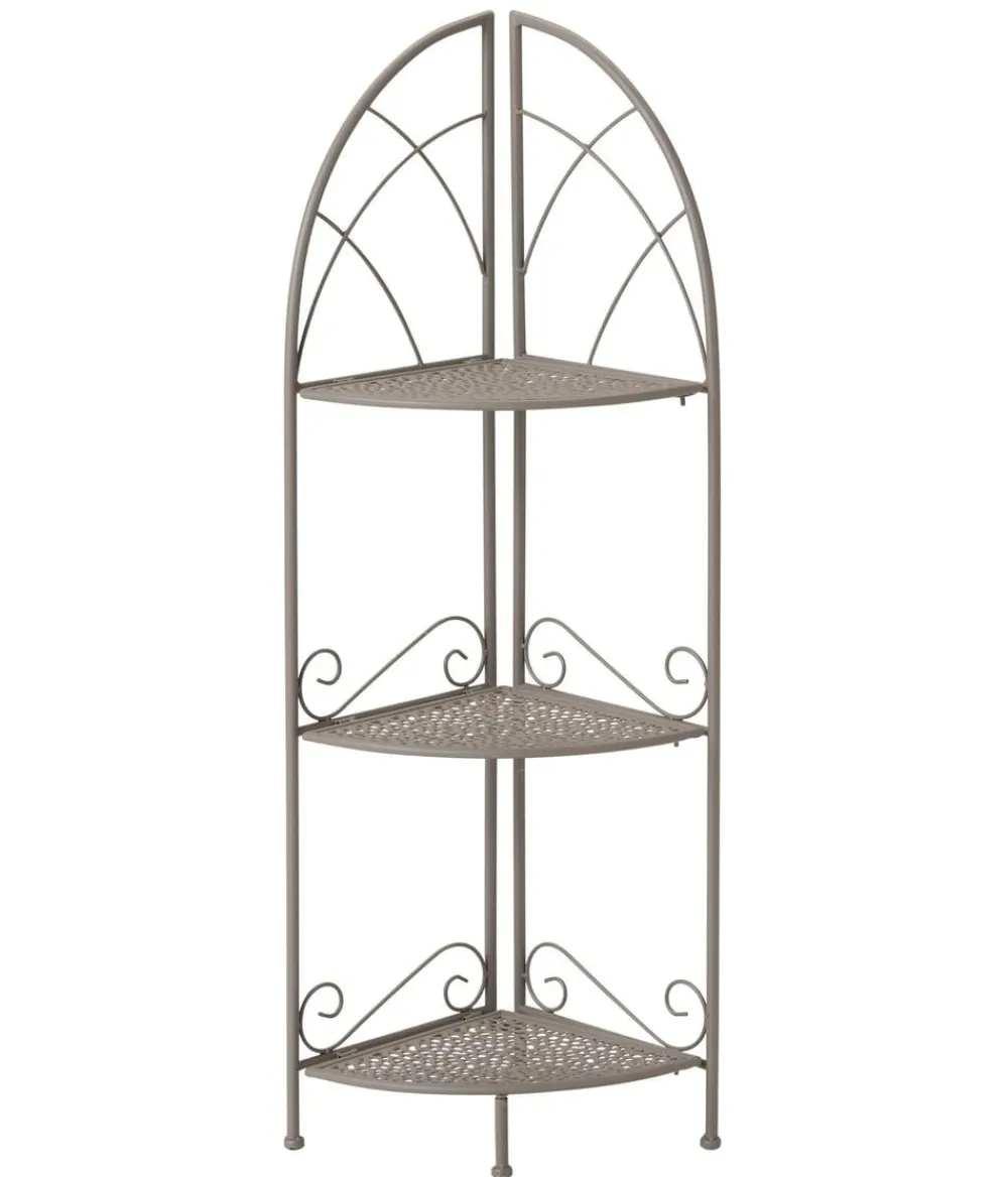 Dehner Eckregal Luca, ca. B31/H111/T31 cm Taupe Discount