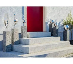Dehner Gartenkugeln & Glas Deko|Gartenzwerge & Gartenfiguren > Edelstahlkugel, gebürstet