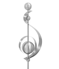 Dehner Windspiele & Gartenstecker > Edelstahl-Skulptur Klefo, ca. B19/H67/T10 cm