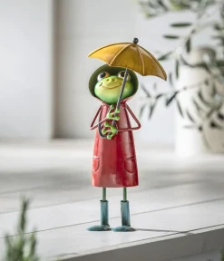 Dehner Eisen-Frosch mit Schirm New