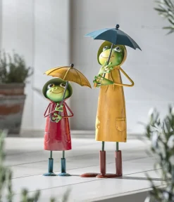 Dehner Eisen-Frosch mit Schirm New