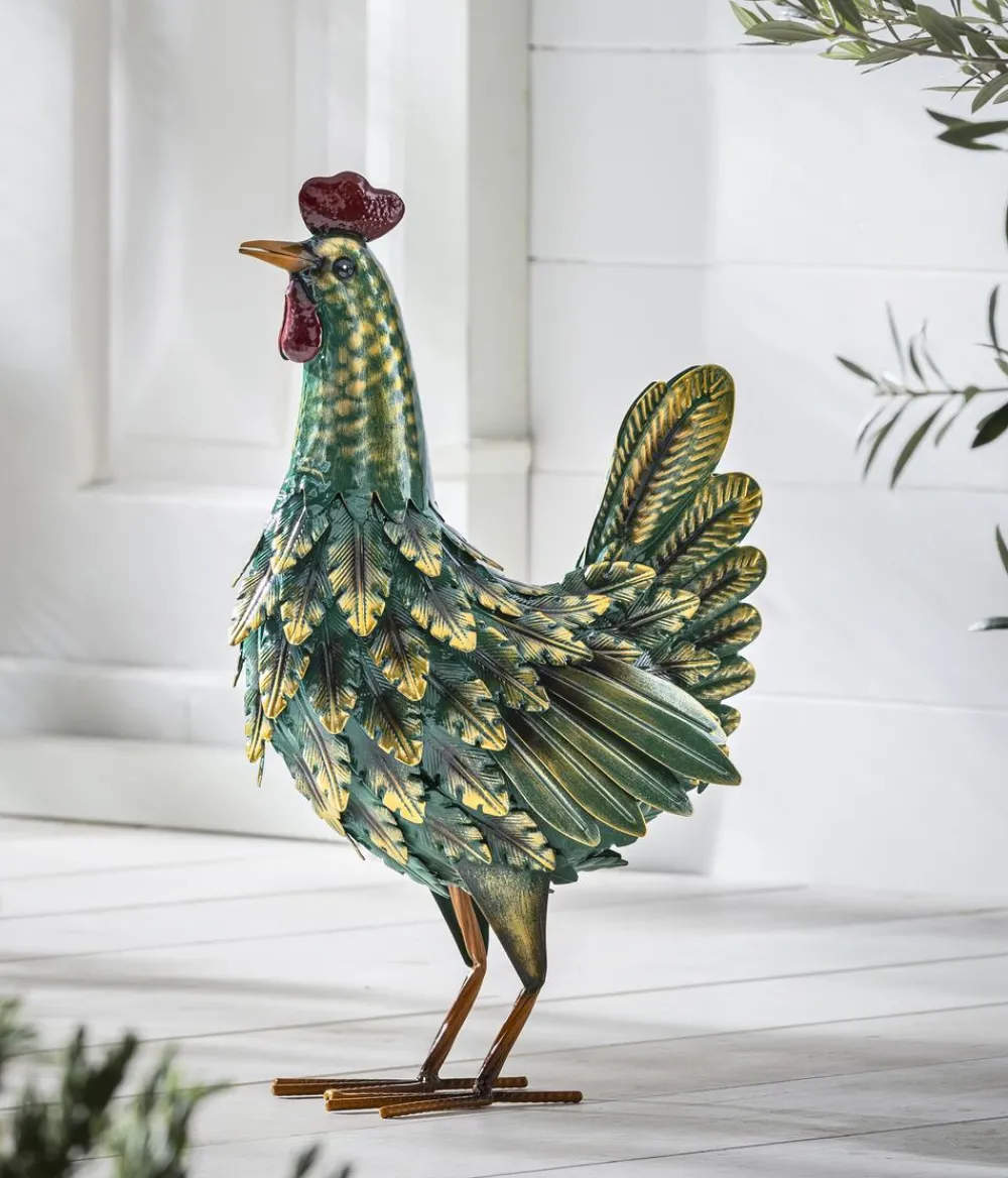 Dehner Gartenzwerge & Gartenfiguren - Eisen-Huhn
