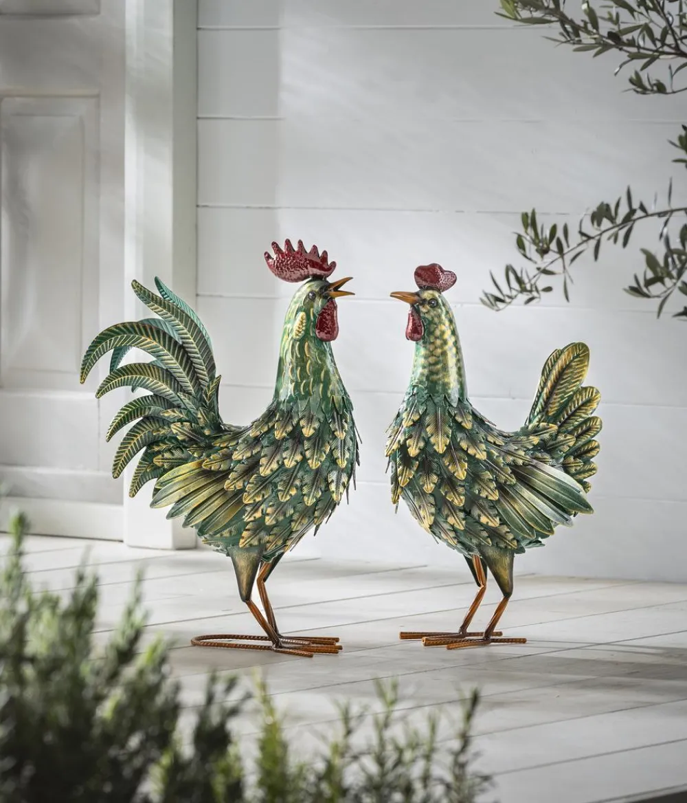 Dehner Gartenzwerge & Gartenfiguren - Eisen-Huhn