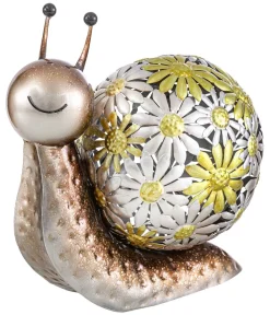 Dehner Gartenzwerge & Gartenfiguren > Eisen-Schnecke, ca. B23/H25/T13 cm