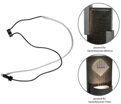 Dehner Gartenbrunnen|Brunnen Zubehör > Ersatz LED-Beleuchtung AC 50, ca. L80 cm