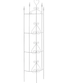 Dehner Rankgitter & Obelisken - Fallrohrspalier Birmingham, ca. B44/H180/T18,5 cm Weiß