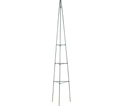 Dehner faltbare Stahl-Rankpyramide Dunkelgrün Outlet