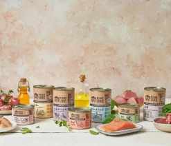 Dehner Fine Nature Nassfutter Katze > Nassfutter für Katzen Adult, Huhn & Fisch mit Lachsöl & Petersilie