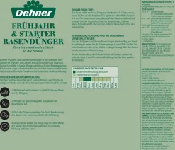 Dehner Rasendünger - Frühjahr- und Starter-Rasendünger, 5 kg