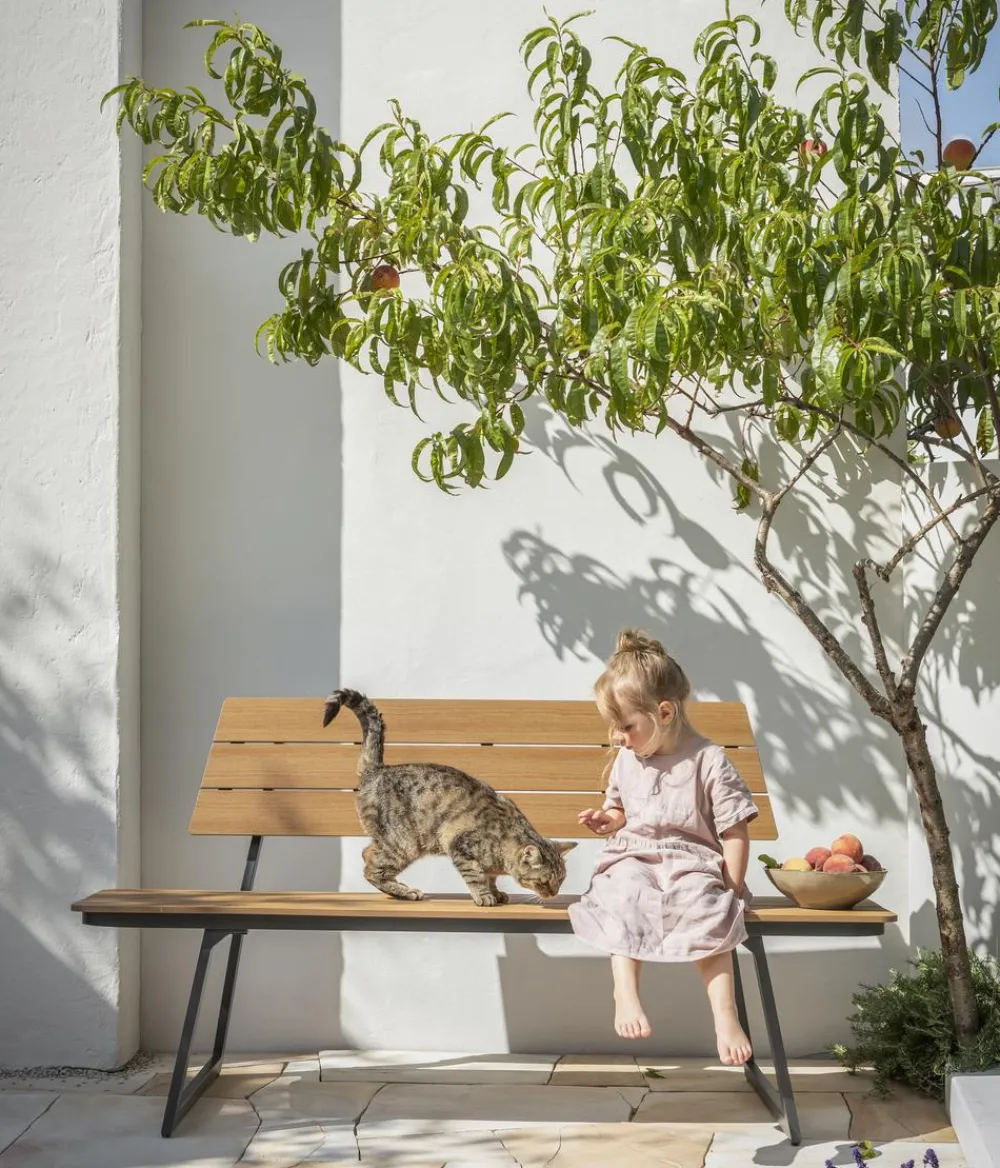 Dehner Gartenbank Merida, 2-Sitzer Outlet