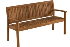 Dehner Gartenbank Valetta Braun Online