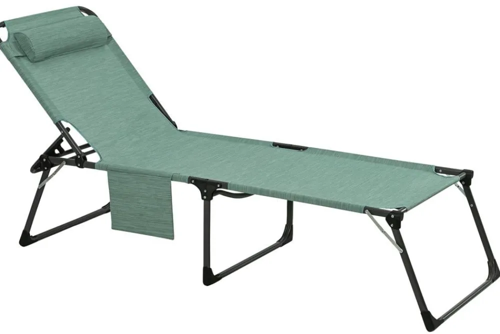 Dehner Gartenliege Mallorca, ca. B71/H112/T232 cm Grün Online