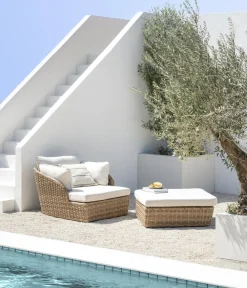 Dehner Gartenliege Tulum, 2-teilig, ca. B103/H66/T200 cm Best