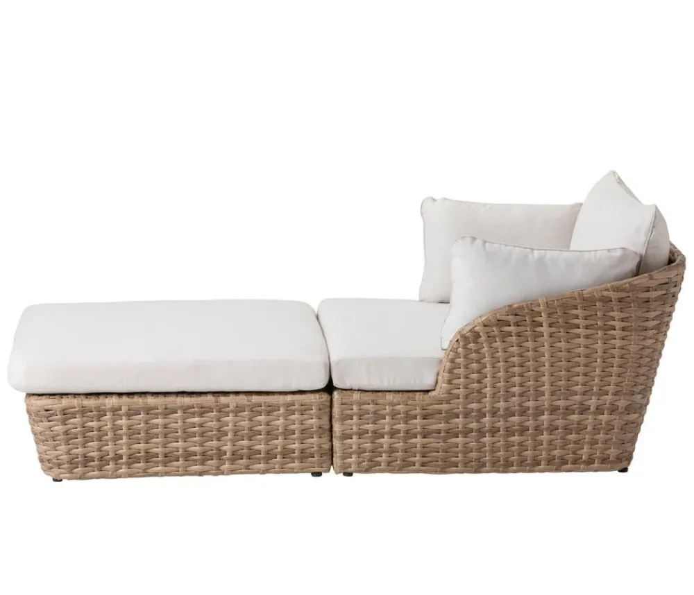 Dehner Gartenliege Tulum, 2-teilig, ca. B103/H66/T200 cm Best