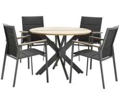Dehner Balkonmöbel-Sets|Esstisch-Gruppen > Gartenmöbelset Montevideo, 5-teilig