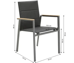Dehner Balkonmöbel-Sets|Esstisch-Gruppen > Gartenmöbelset Montevideo, 5-teilig