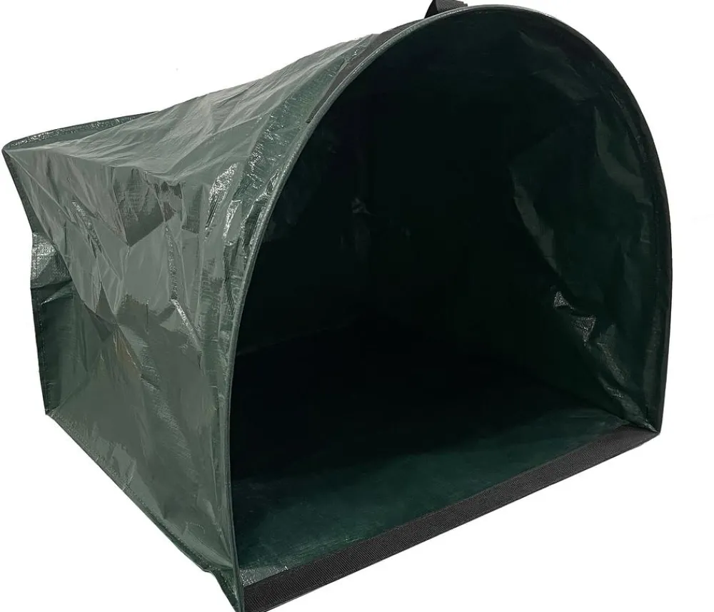 Dehner Gartensack Pop-Up Kehrkante, 150 l Dunkelgrün New