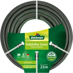 Dehner Gartenschläuche & Zubehör - Gartenschlauch Stabiloflex Grün