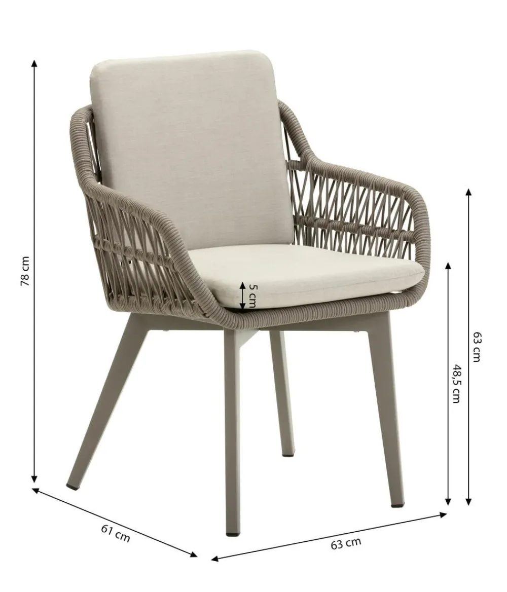 Dehner Garten- & Loungesessel|Gartenstühle Aluminium > Gartenstuhl Marseille
