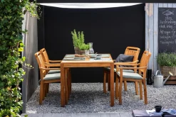 Dehner Garten-Esstische|Gartentische Holz - Gartentisch Lima, ca. B160/H75/T90 cm Braun