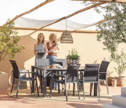 Dehner Garten-Esstische|Gartentische Aluminium > Gartentisch Palermo, ca. B160/H74/T87 cm