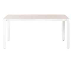 Dehner Garten-Esstische|Gartentische Aluminium - Gartentisch Palermo, ca. B160/H74/T87 cm Weiß
