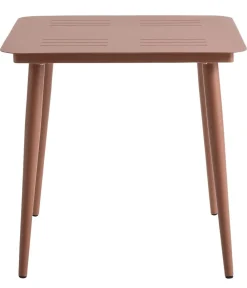 Dehner Gartentisch Paris, ca. B75/H73/T75 cm Terrakotta New
