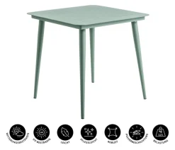 Dehner Garten-Esstische|Balkontische - Gartentisch Paris, ca. B75/H73/T75 cm Grün