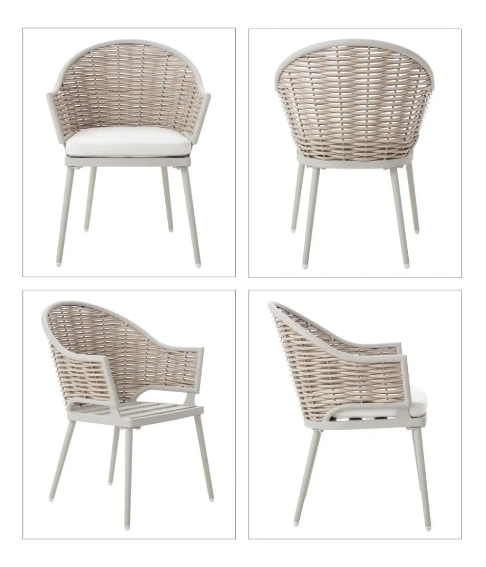 Dehner Garten- & Loungesessel|Gartenstühle Aluminium > Geflechtsessel Barcelona