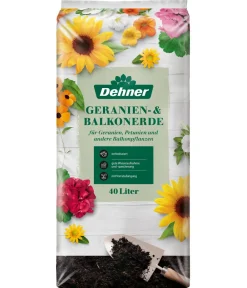 Dehner Geranien- & Balkonerde, 40 l Hot