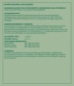 Dehner Blumenerde - Geranien- & Balkonerde, 57 x 40 Liter