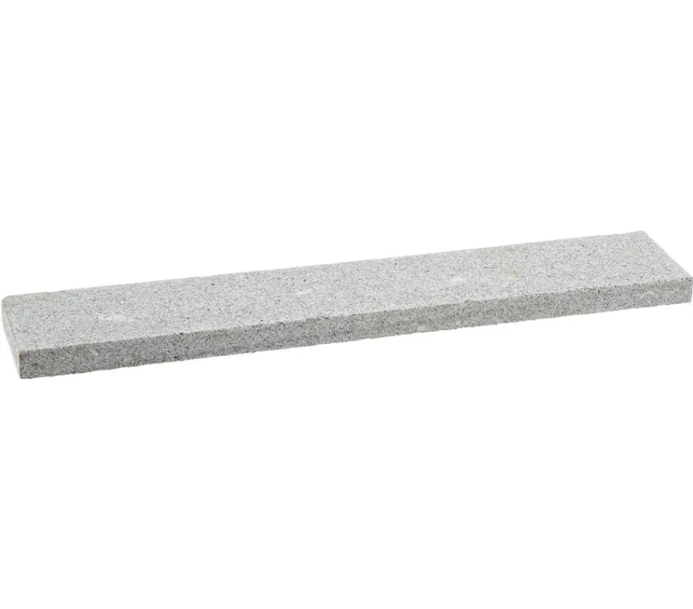 Dehner Mähkanten & Beetkanten|Steine & Terrassenplatten - Granit Beetkante, grau, 100 x 18 x 4 cm Hellgrau