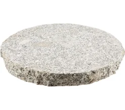 Dehner Mähkanten & Beetkanten|Steine & Terrassenplatten > Granit Bodenplatte, grau/granit, Ø 35 cm