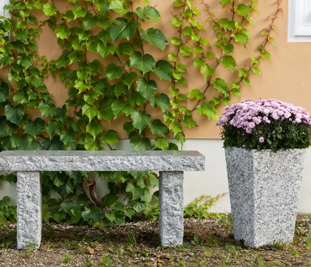 Dehner 2-Sitzer Gartenbänke|Gartenbänke Stein > Granit-Gartenbank, 2-Sitzer